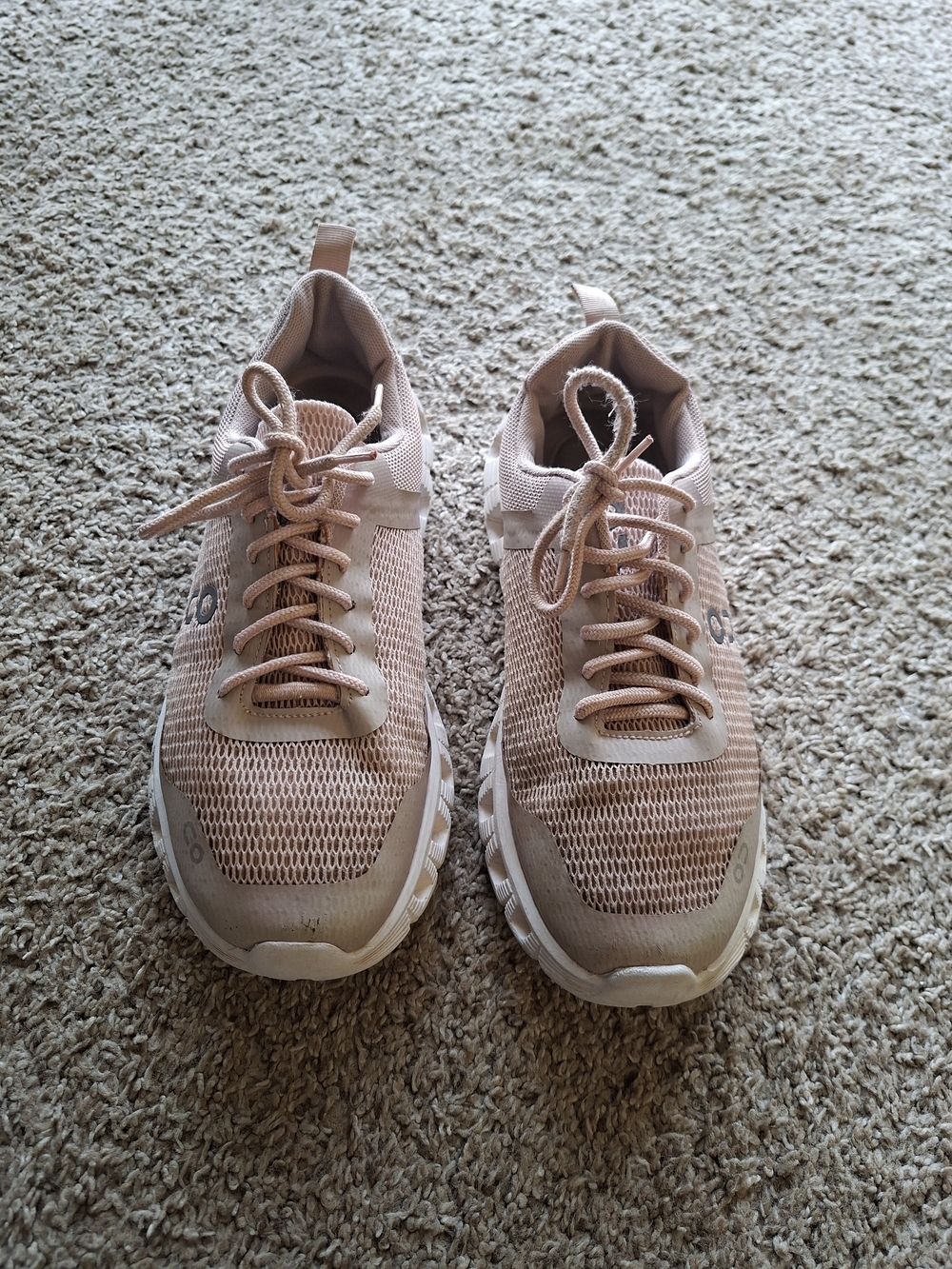 On Cloud Women’s Running Shoes Pink Mesh Athletic Sneakers Size EU 41 US 9.5-10